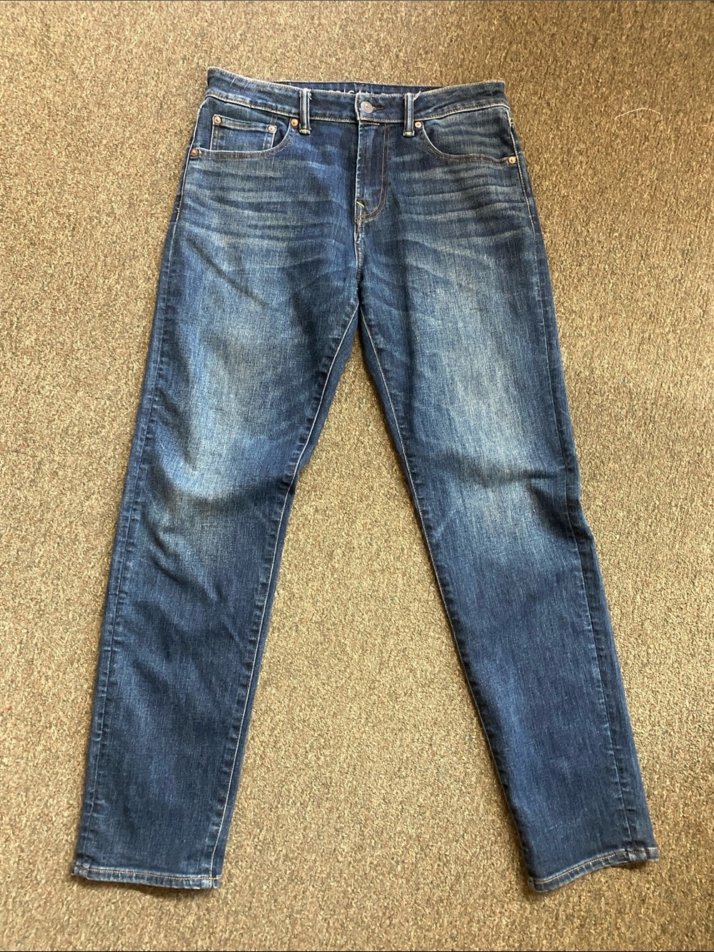 American Eagle Outfitters Men's Slim Straight Blue Jeans